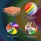 FabricLA Acrylic Felt Sheets For Crafts - Soft Precut 12" X 12" Inches (30.5cm X 30.5cm) Felt Squares - Use Felt Fabric Craft Sheets for DIY, Hobby, Costume, And Decoration - Lt Flesh, 14 Pieces